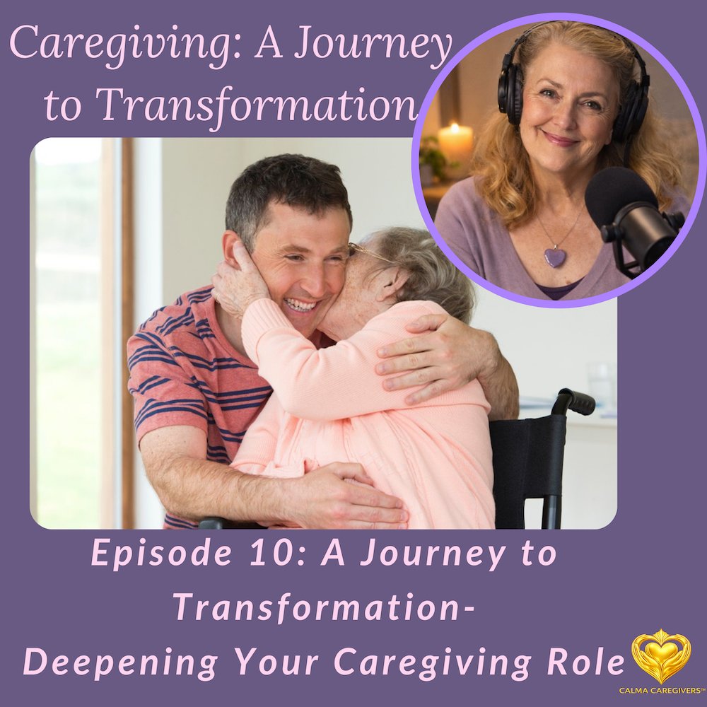 Podcast episode 10 cover image for “A Journey to Transformation”.