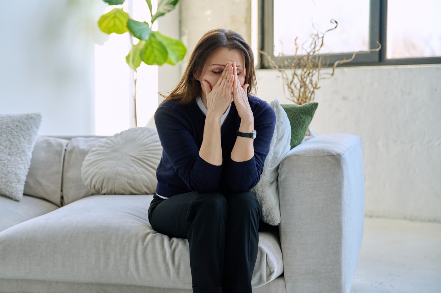 Caregiver mentally overloaded