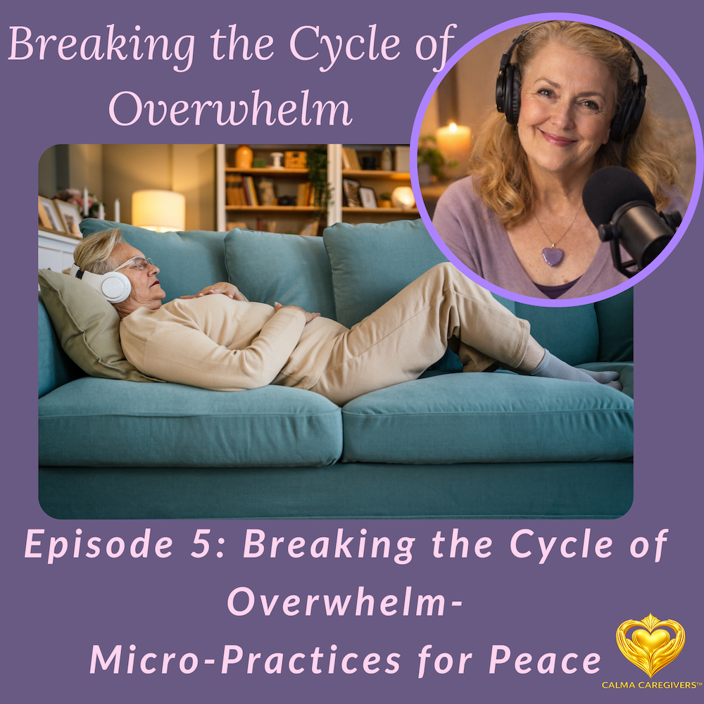 Podcast episode 5 cover image for “Breaking the Cycle of Overwhelm”.