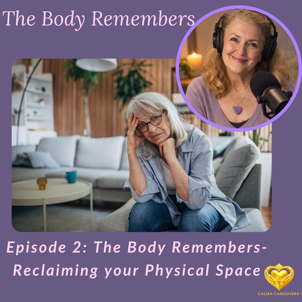 Podcast episode 2 cover image for “The Body Remembers”.